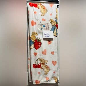 Peter Rabbit plush throw blanket